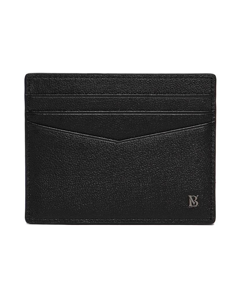 Benovero Cowhide Embossed Card Holder Black_Bmf1Acp5101K1