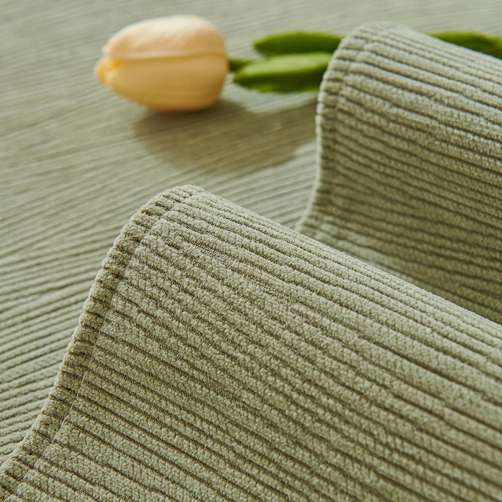 Sofa Cushion Universal In All Seasons, Fine Willow Chenille Non-Slip Cover, Simple All-Inclusive Universal Cover, Summer Green Seat Cushion