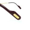 Excellent Cartier Glasses Two Point Rimless Gold Bordeaux Mens Used