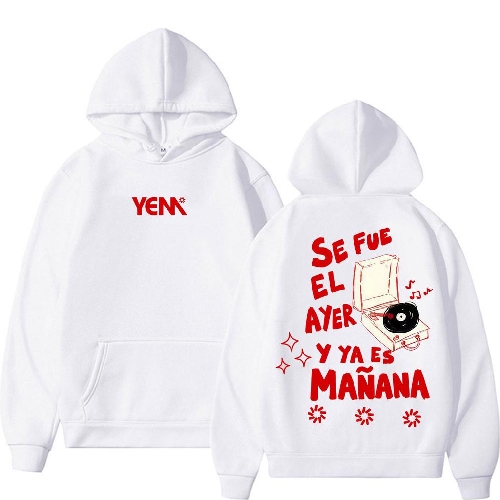 Morat Yem Se Fue El Ayer Y Ya Es Manana Print Hoodies Men Women Vintage Sweatshirts Casual Long Sleeve Pullovers
