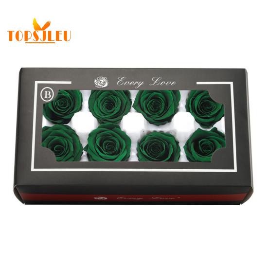 8Pcs Eternal Rose Flowers,Vibrant Color,Natural-Looking Forever Blossom,Handmade Preserved Flower Rose Ornament