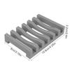 Flexible Silicone Soap Holder Hollow Design Bar Soap Dish Bathtub Kitchen Soap Saver Drainer Sponges Scrubber Display