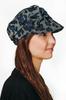 Women' Gray Leopard Print Flat Cap With Lining Spring Cap Polish Product