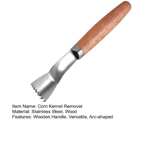 Obierak do kolb kukurydzy Usuwacz ziaren kukurydzy z ergonomicznym uchwytem Łopatka w kształcie łuku Wielofunkcyjny gadżet kuchenny