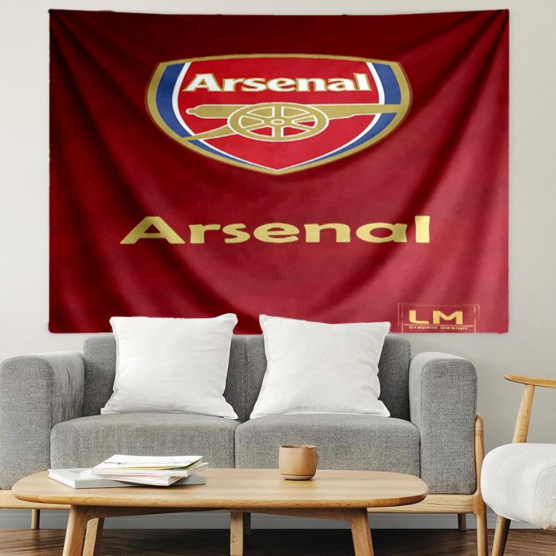 Football Team F.C Print Tapestry, Lightweight Wall Hanging, for Bedroom, Dorm, Living Room, Home Art Decor - Birthday Christmas Gift for Friends