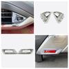 För Nissan X-Trail Xtrail T33 Rogue ABS Krom Framdimljus Lampa Skydd Bakre Dimljus Lister Dekorationsdekal