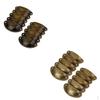 20Pcs Bronze Door Cabinet Knob Wardrobe Drawer Pull Handles Pulls
