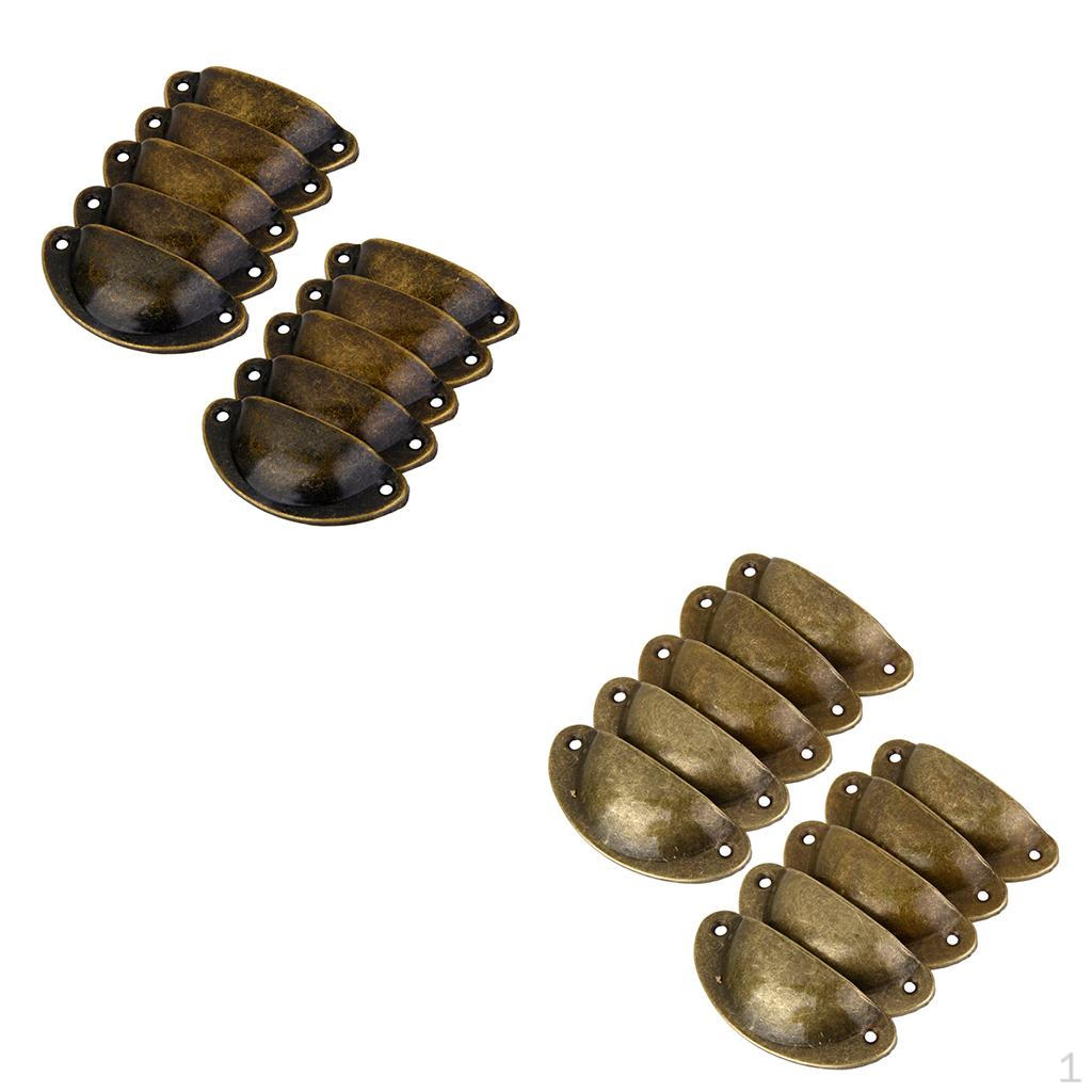 

20 шт. Бронзовые дверные мебельные ручки для шкафа, комода