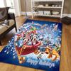 1pc Mickey-and-friends Carpet Area Rug, Bedroom, and Playroom Durable, Stain-Resistant, and Easy To Clean, Living Room
