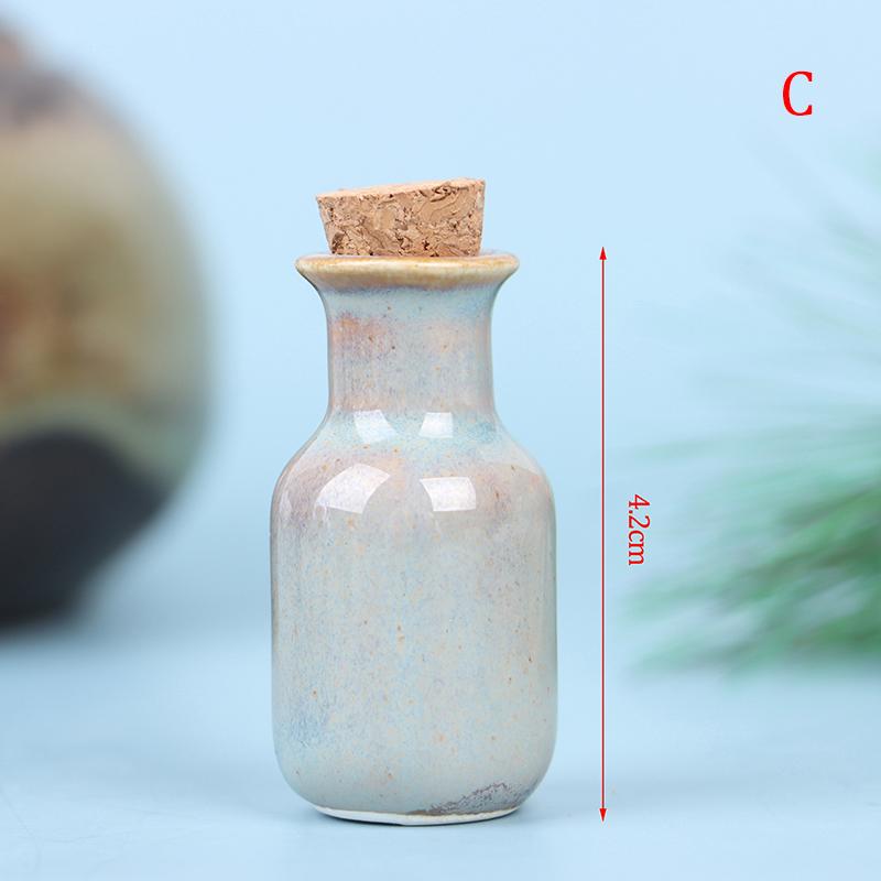 1:12 Dollhouse Miniature Ceramics Jar Seasoning Jar Kitchen Toy Home Decor