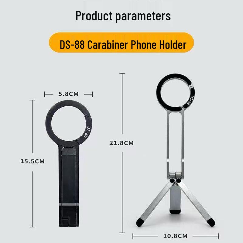 

Adjustable Magnetic Alloy Phone Ring Holder - Foldable & Versatile