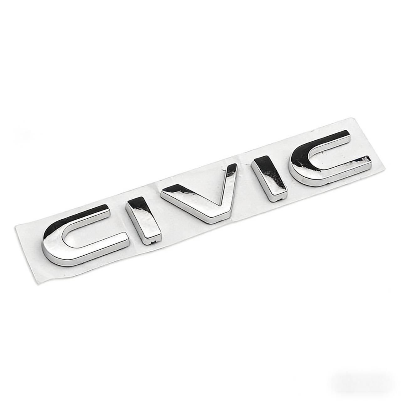 

ABS Car Rear Trunk Letters 3D Emblem Tail Badge Sticker for Honda CIVIC Logo Decals Auto Stickers Styling Decoration