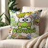 KKeroppi Cute cushion cover For Pillow Printing Sofa Decoration Home Car Room Coffee Shop Office Nordic Simplicity