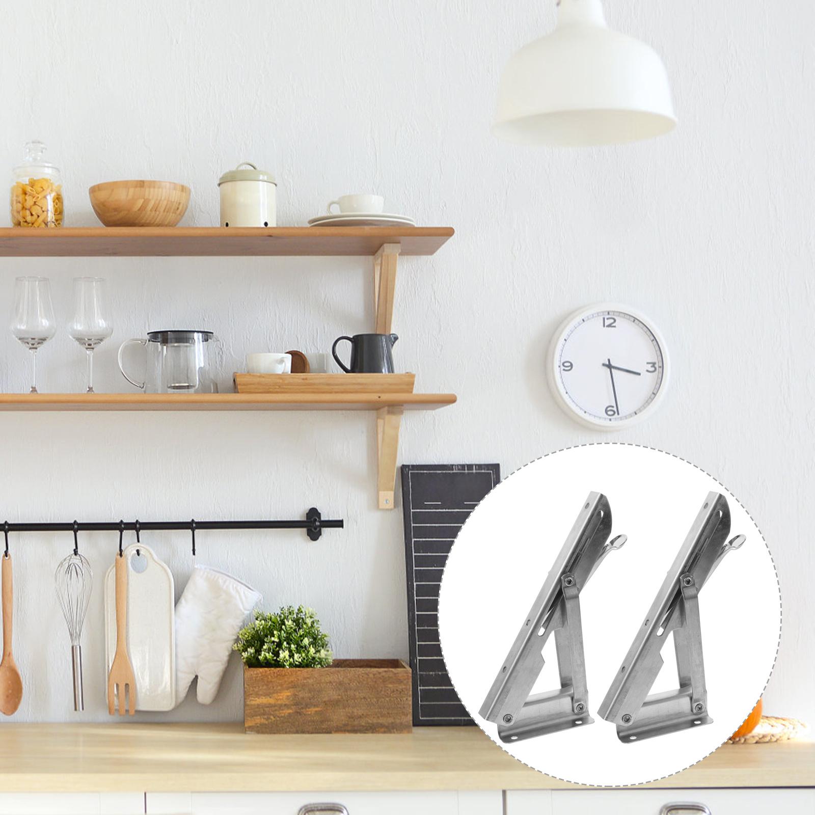 Metal Folding Tripod Support Stainless Steel Storage Shelves Heavy Duty Shelf Bracket other