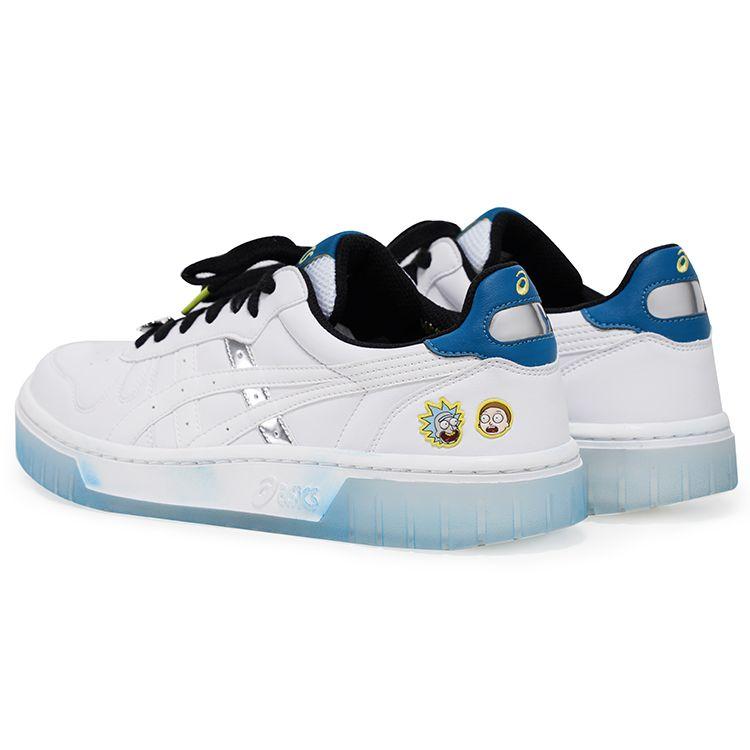 Asics Rick And Morty X  Court Mz Retro Casual Low Top Sneakers Unisex Sneakers White Blue 1203A197-100