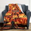 Custom Name Lion Adventure Party Blanket For Couch Bed Plush Cozy Fuzzy Blanket Super Soft Warm Blankets For Fall And Winter 0916267