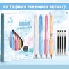 4PCS/Set CS Tip Neutral Pen 0.5mm Black Ink Signature Pens New Writing Tool  School Office