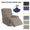Stretch Fabric Armchair Cover Solid Color T Jacquard Cover New Recliner Sofa Covers