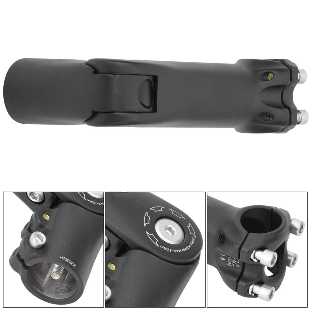 Aluminium Alloy Bicycle Stem Increased Adjustable Mountain Bike Extender Adapter Riser Accessory25.4x110