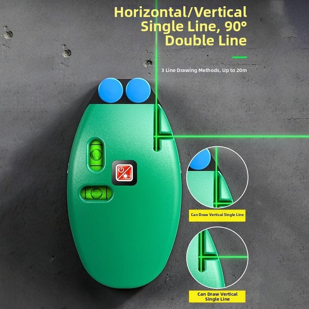 Dual Line Laser Infrared Line Level 90 Degree Laser Measuring Instrument Tiling And Framing