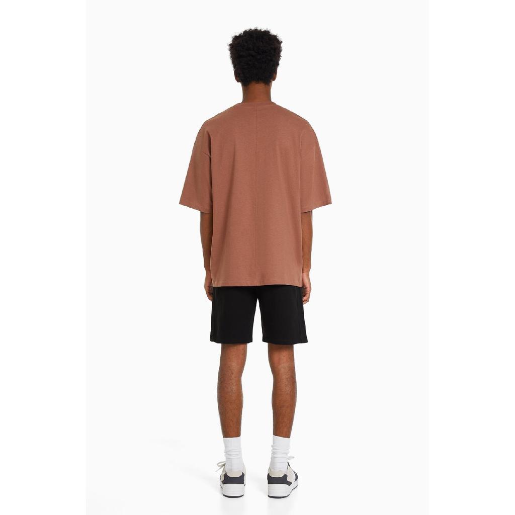 Basic Cotton Bermuda Shorts