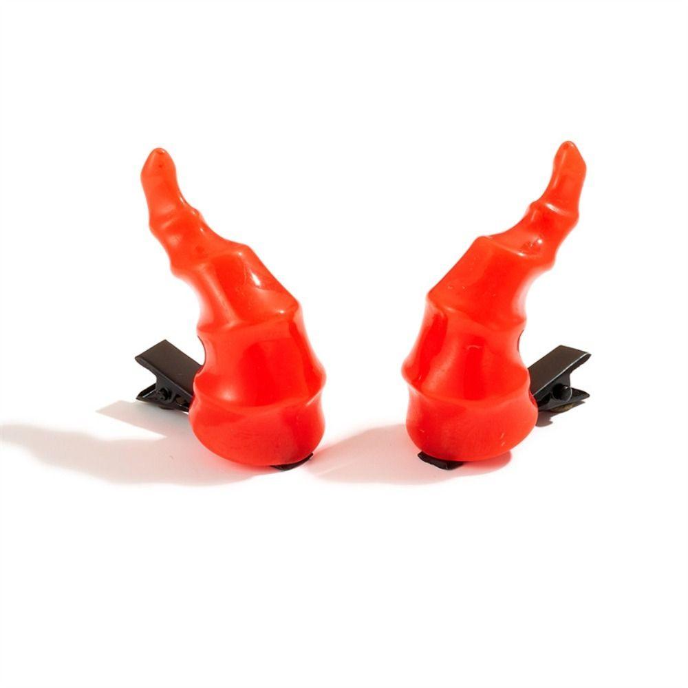Hair Clip Devil Horn Hairpin Hairband Halloween Hair Hoop Trendy Halloween Headband  Women