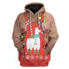 Funny Design Christmas 3D Printed Hoodies For Men Clothes Fashion New In Hoodie & Sweatshirts Santa Claus Cosplay Y2k Tops