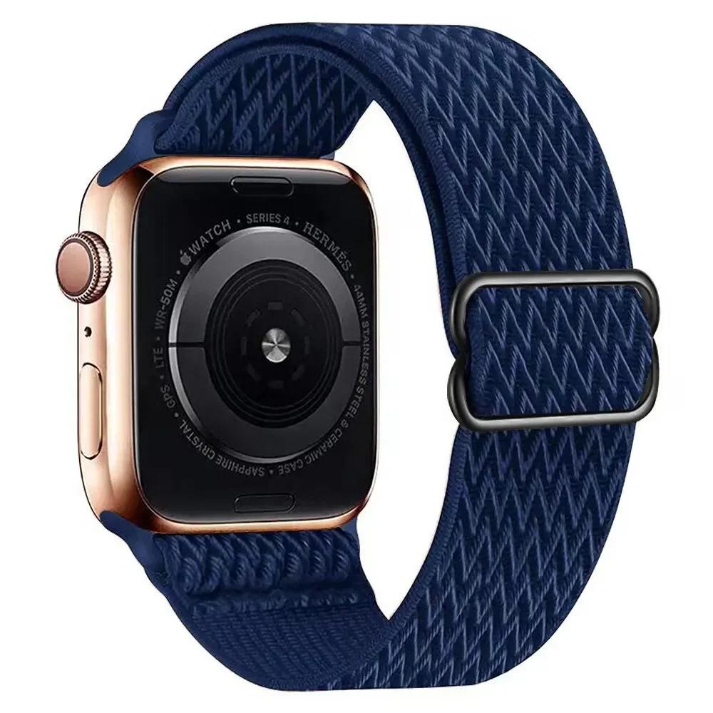 Elastyczny Nylonowy Pasek do Apple Watch ultra 2 49mm Seria 9/8/7 41mm 45mm38/42-40mm/44mm Boho Bransoletka iWatch 6 5 4 3 Se Pasek