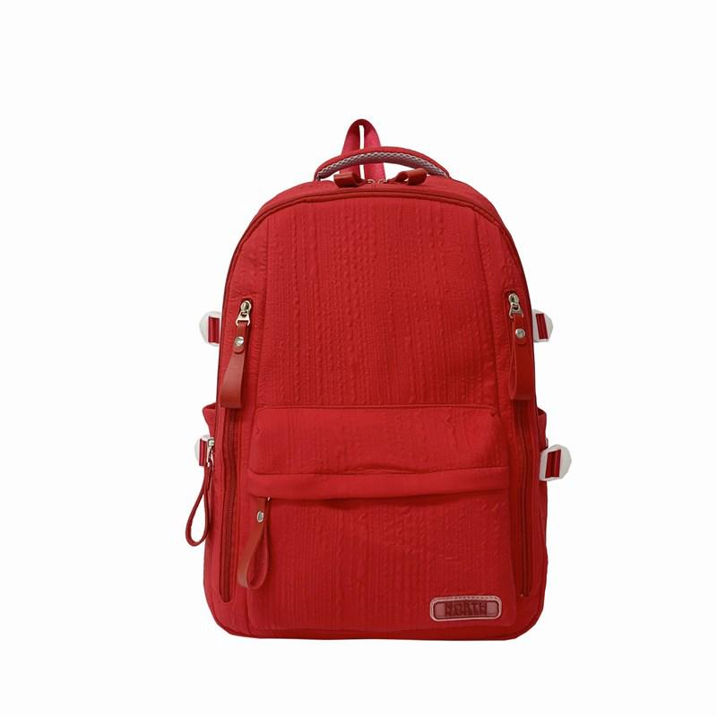 Japanese Style Cute and Versatile Waterproof Backpack for Junior High School Girls - Lightweight, Large Capacity