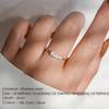 eManco Stainless Steel Boutique Freshwater Pearl Women's Ring High Quality Elegant Wedding Ring Fashion Jewelry Accessories Gift