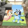 Bluey Bingo's Adventure Area Rug Suitable for Game Room Decorate room Study room Balcony Antislip Carpet Decorate Offices Spiritual Gift