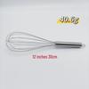 All-Stainless Steel 6-Wire Manual Egg Beater for Kitchen Baking