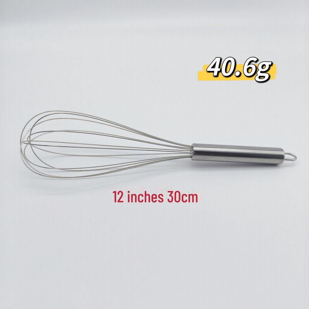 All-Stainless Steel 6-Wire Manual Egg Beater for Kitchen Baking