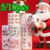 5/10 Stück Weihnachten Badezimmer Toilettenpapierrolle Frohe Weihnachten Heimdekoration Weihnachtsdekoration Neujahrsornamente