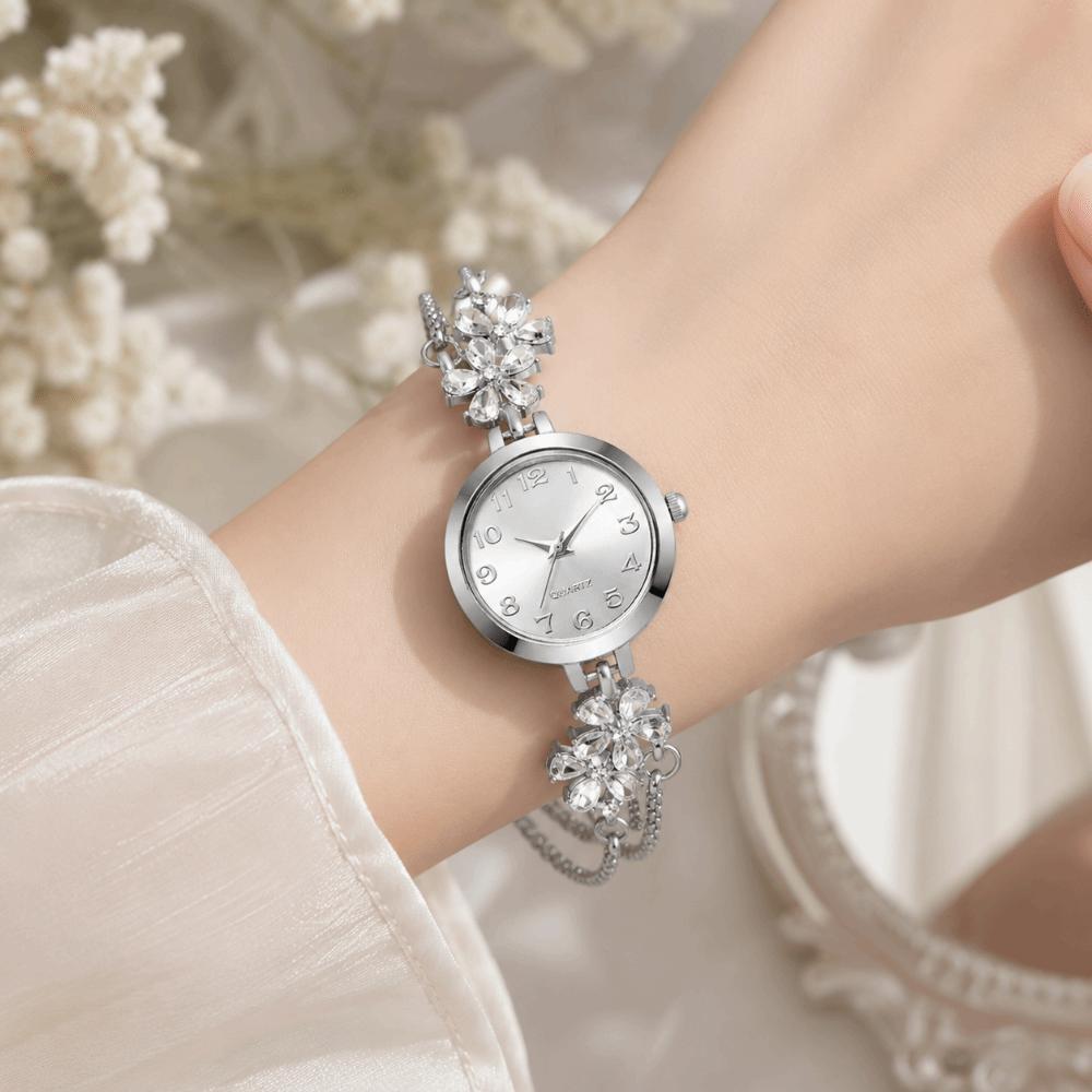 Vintage Women's Bracelet Watch Exquisite Vintage Female Clock Women's Wrist Watch Daily Use