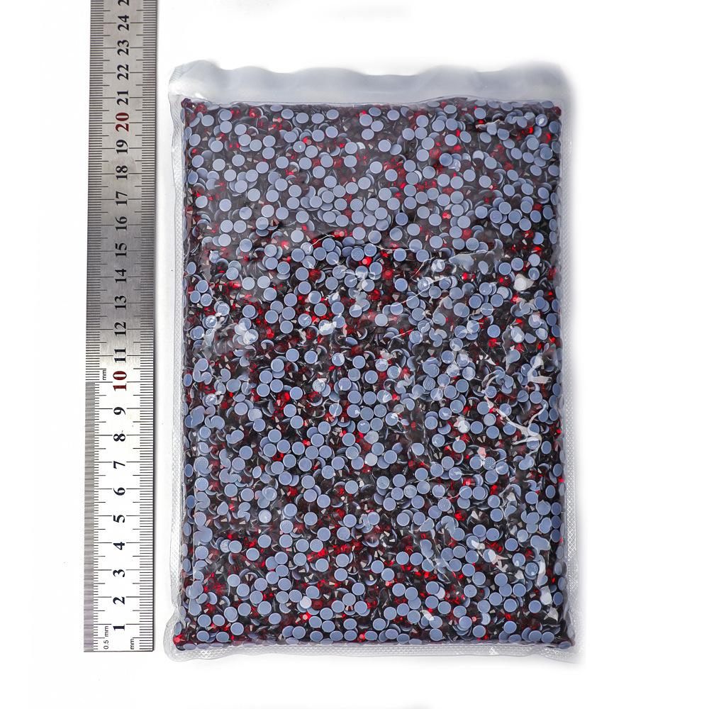 Weichen Imitation Austrian Hot Diamond Big Bag, Grid Glue Glass Rhinestone Hot Melt Glue Bottom Drill Clothing Accessories