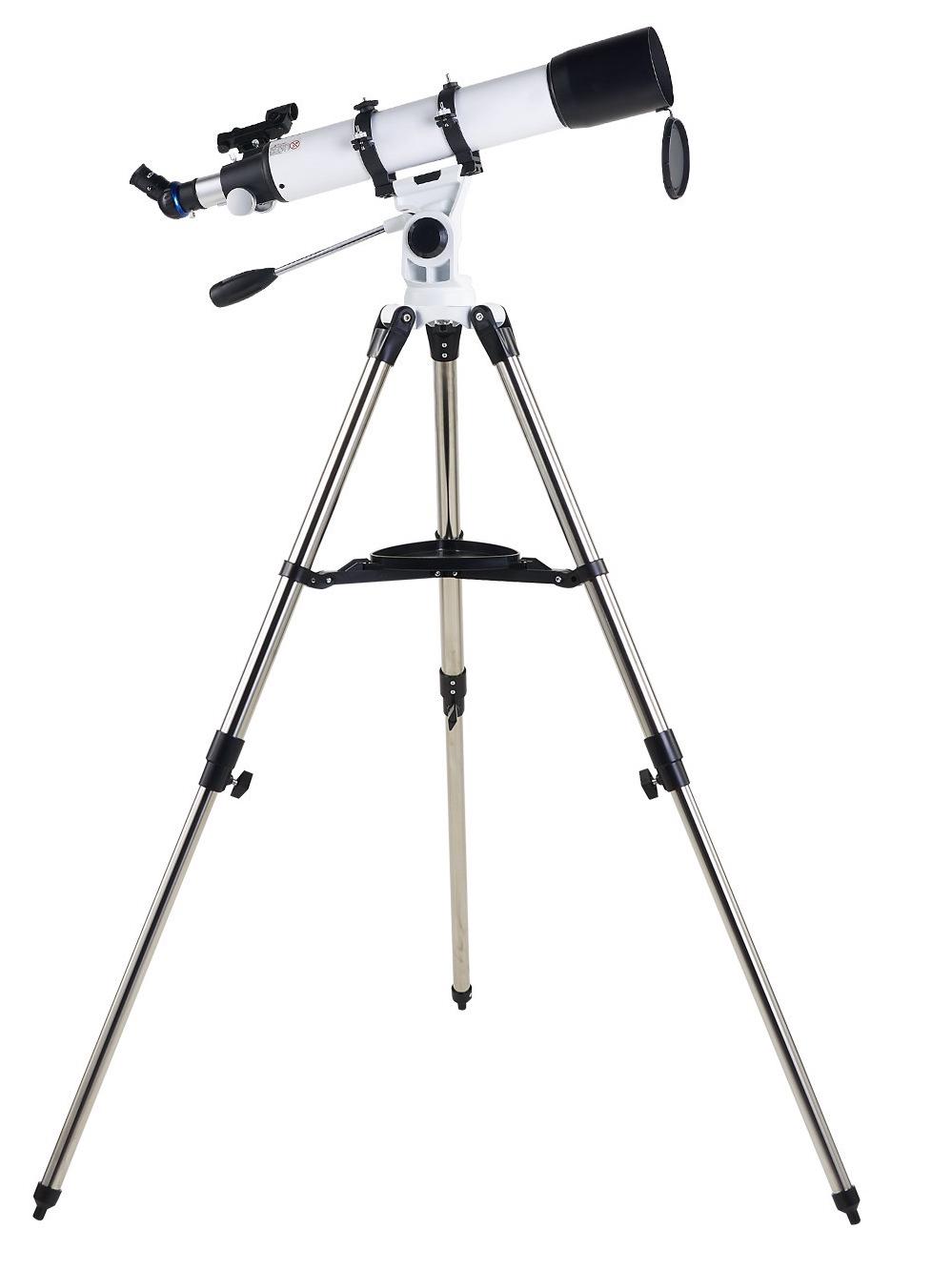 90mm Wide Angle Astronomical Refracting Telescope for Stargazing and Observation
