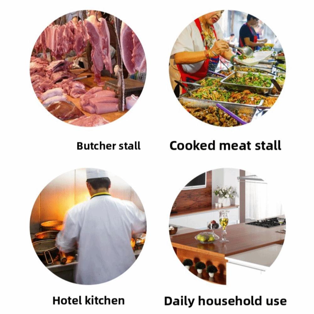 Round Plastic Cutting Board Antibacterial Double Sided Cut Vegetable Chopping Board Thickened Anti Mold Bone Meat Cutting Board