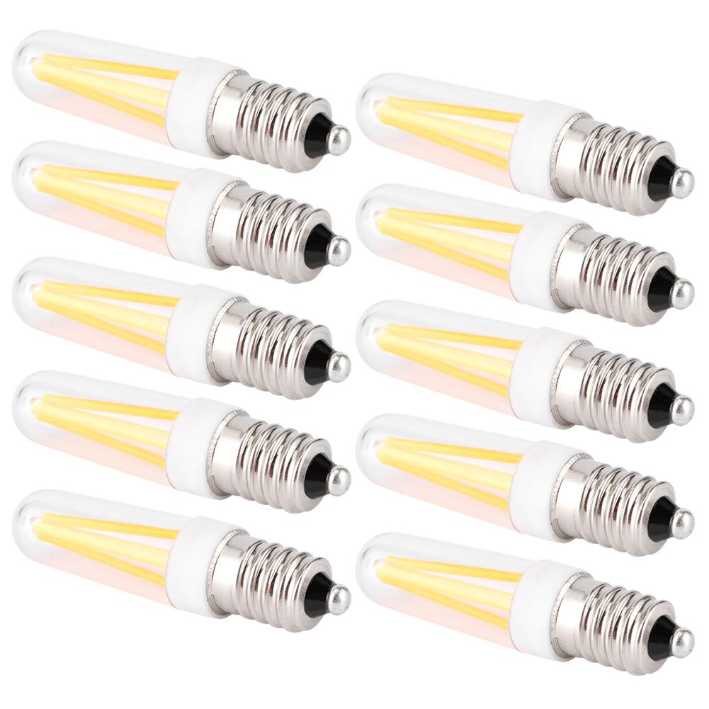 10Pcs Mini Dimmable E14 LED Light Bulb 3W AC 230V for Home Car Cabinet Hotel Lighting