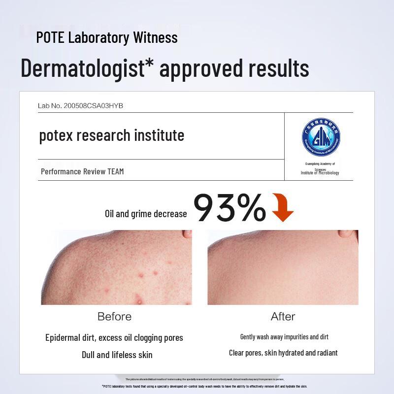 Boti Men's Sea Salt Oil Control Shower Gel