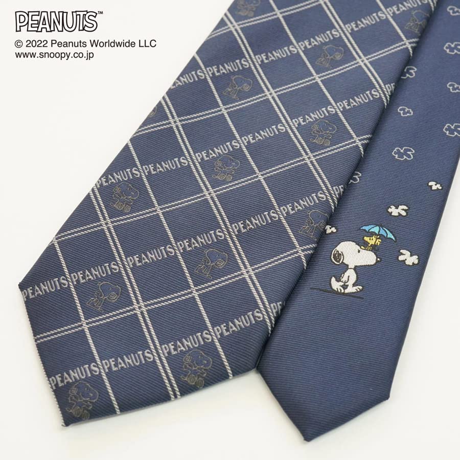 Peanuts Snoopy Tie PND48170 Navy Blue SNOOPY Business Brand Tie Gift