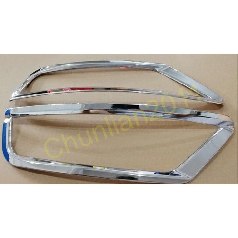 Rear Fog Light Cover Trim Fog Lamps for 2017- Mazda CX-5 Chrome Decor