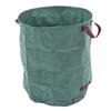 Lawn Garden Leaf Bag PP 272L Water Proof Standable Reusable Yard Waste Bag with Handles for Camping Recycling Green