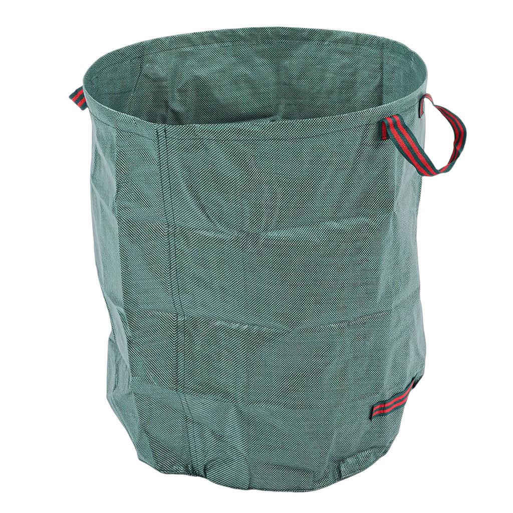 Lawn Garden Leaf Bag PP 272L Water Proof Standable Reusable Yard Waste Bag with Handles for Camping Recycling Green
