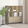 Bookshelf Set of 2 Sonoma 99.5 x 30 x 108 cm Engineered Wood