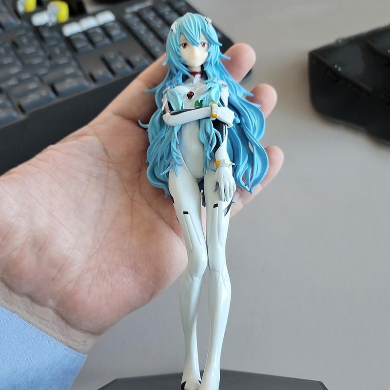 NEON GENESIS EVANGELION Animovaná figúrka Ayanami Rei s dlhými vlasmi Ver akčná figúrka zberateľská modelka