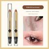 Blogger Recommended Lazy Eyeshadow Stick, Double-Ended Pearlescent Earth-Toned Pen for Aegyo-Sal, Sweat-Proof, Non-Smudging, One-Swipe Application