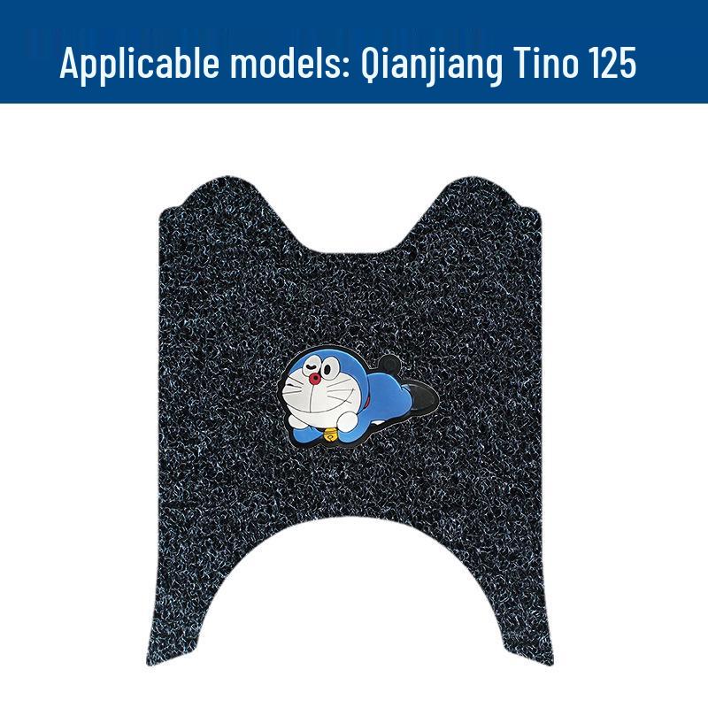Waterproof & Durable Foot Mats for Qianjiang Tino 125 Motorcycle
