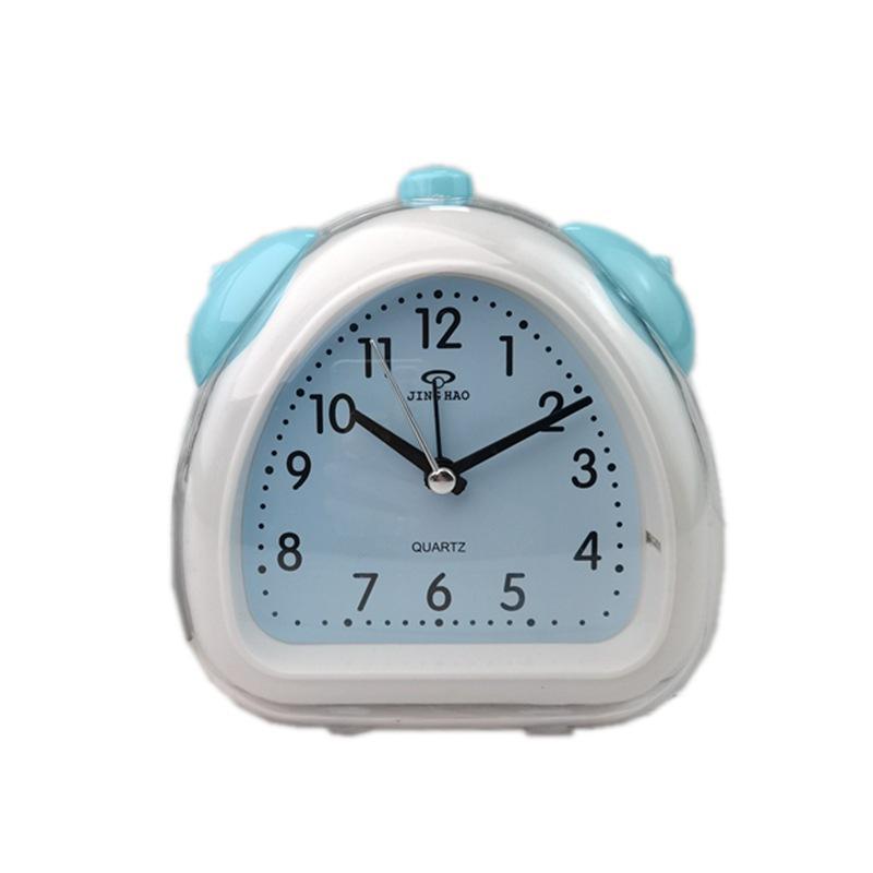 Cute Children's Alarm Clock Music Ringing Clock Mute Clock Bedside Clock with Light Voice Clock