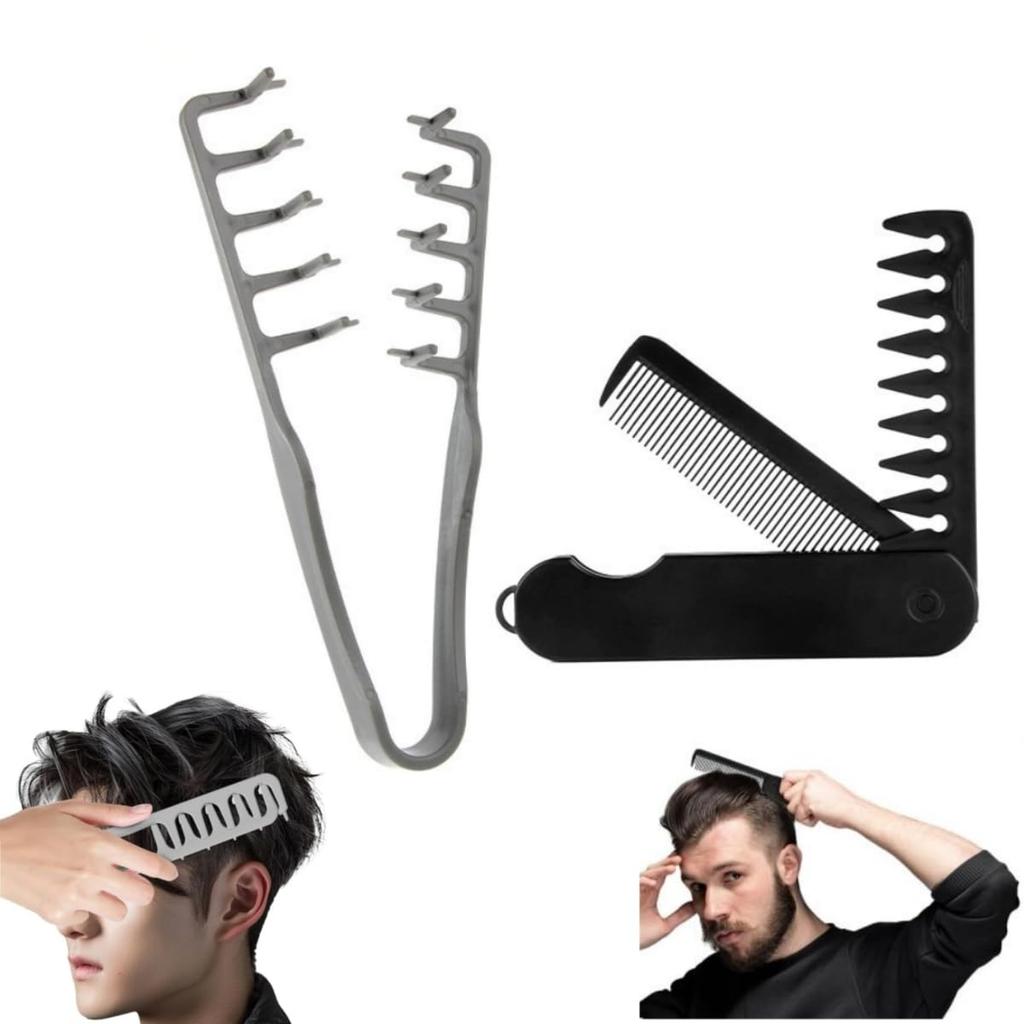 Kofati 2PCS Texture Comb, Texturizing Comb for Men & Women